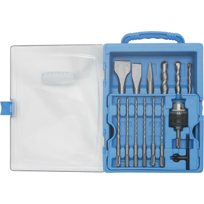 Kit de acessórios para martelete perfurador rompedor sds plus imagem 1